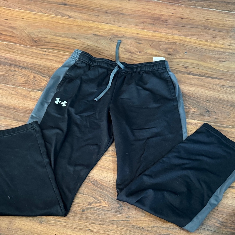 Under Armour Black and Gray Athletic Pants